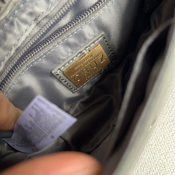 Penelope and Monica Cruz grey Crossbody Shoulder Purse Crocodile Bag - Picture 6 of 9